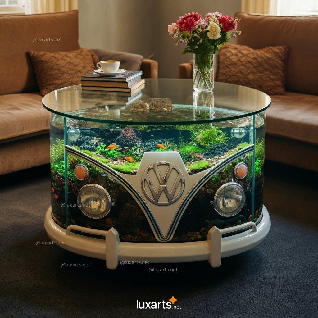 VW Bus Aquarium Coffee Table: Unique, Creative Aquarium Coffee Table Design vw bus aquarium coffee table 2