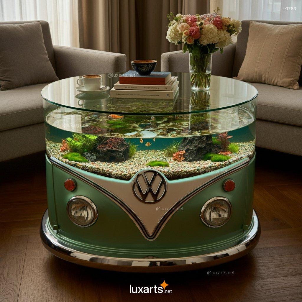 VW Bus Aquarium Coffee Table: Unique, Creative Aquarium Coffee Table Design vw bus aquarium coffee table 3