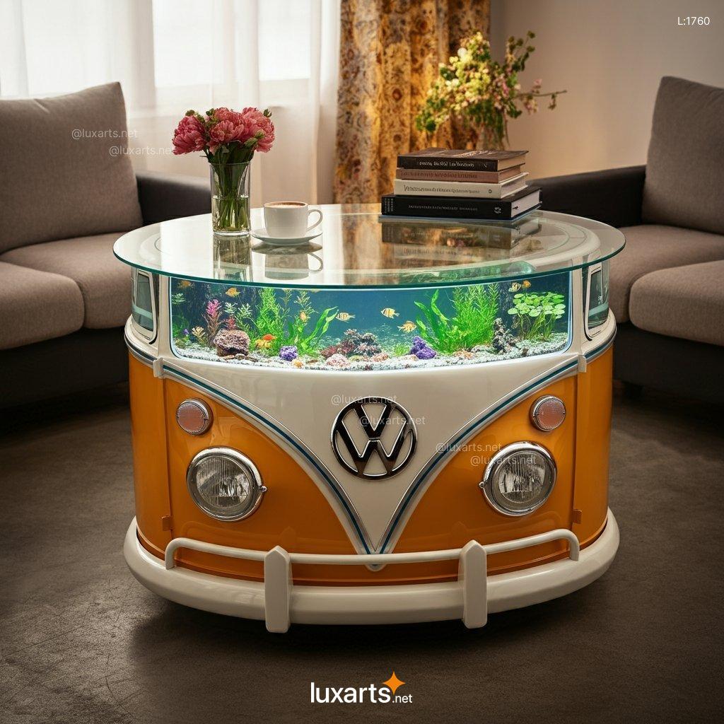 VW Bus Aquarium Coffee Table: Unique, Creative Aquarium Coffee Table Design vw bus aquarium coffee table 5