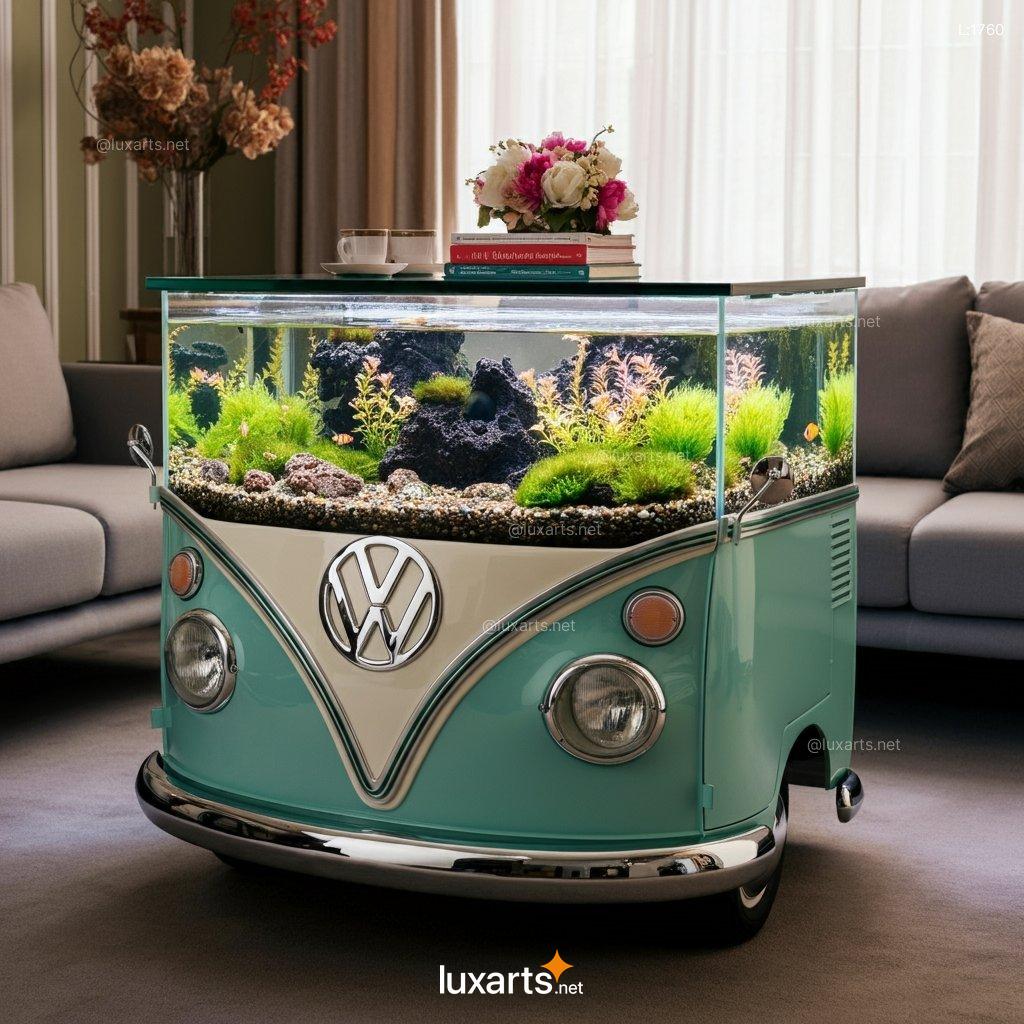 VW Bus Aquarium Coffee Table: Unique, Creative Aquarium Coffee Table Design vw bus aquarium coffee table 6