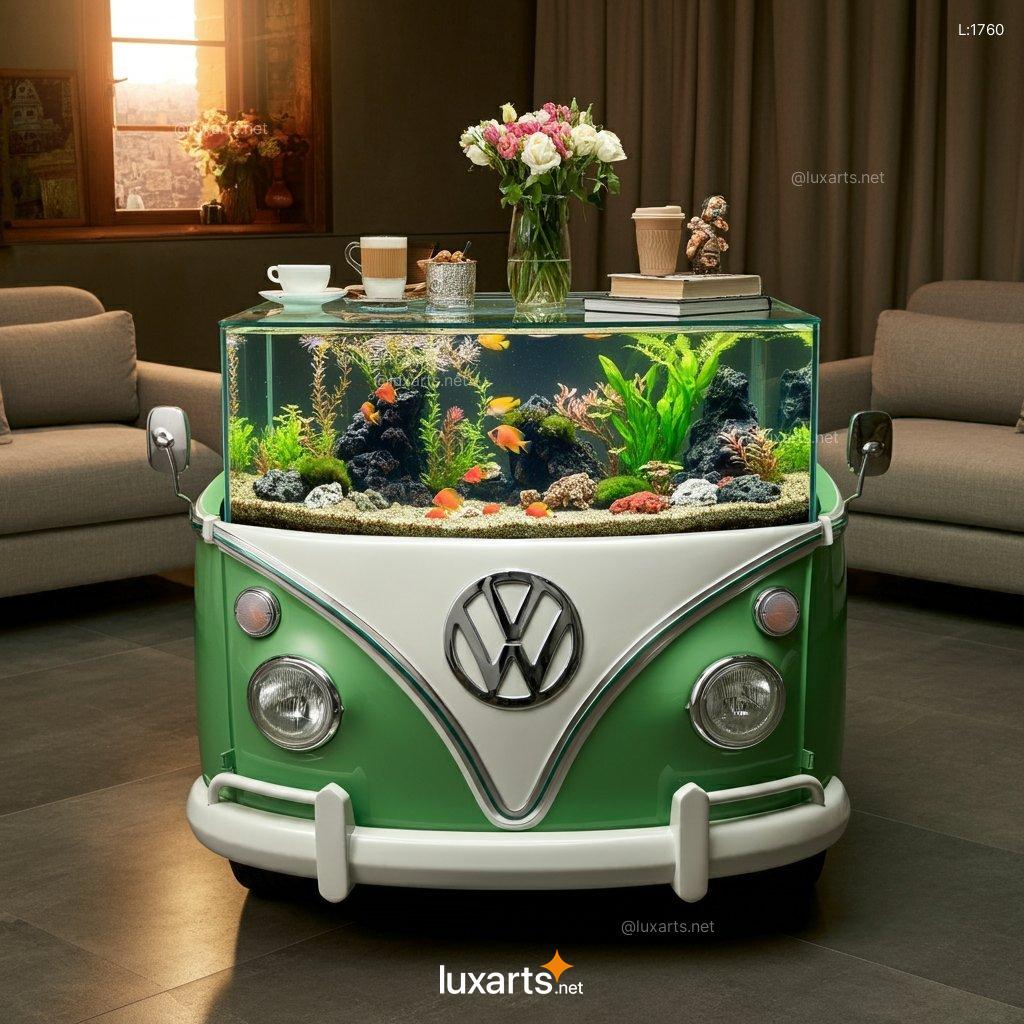 VW Bus Aquarium Coffee Table: Unique, Creative Aquarium Coffee Table Design vw bus aquarium coffee table 9