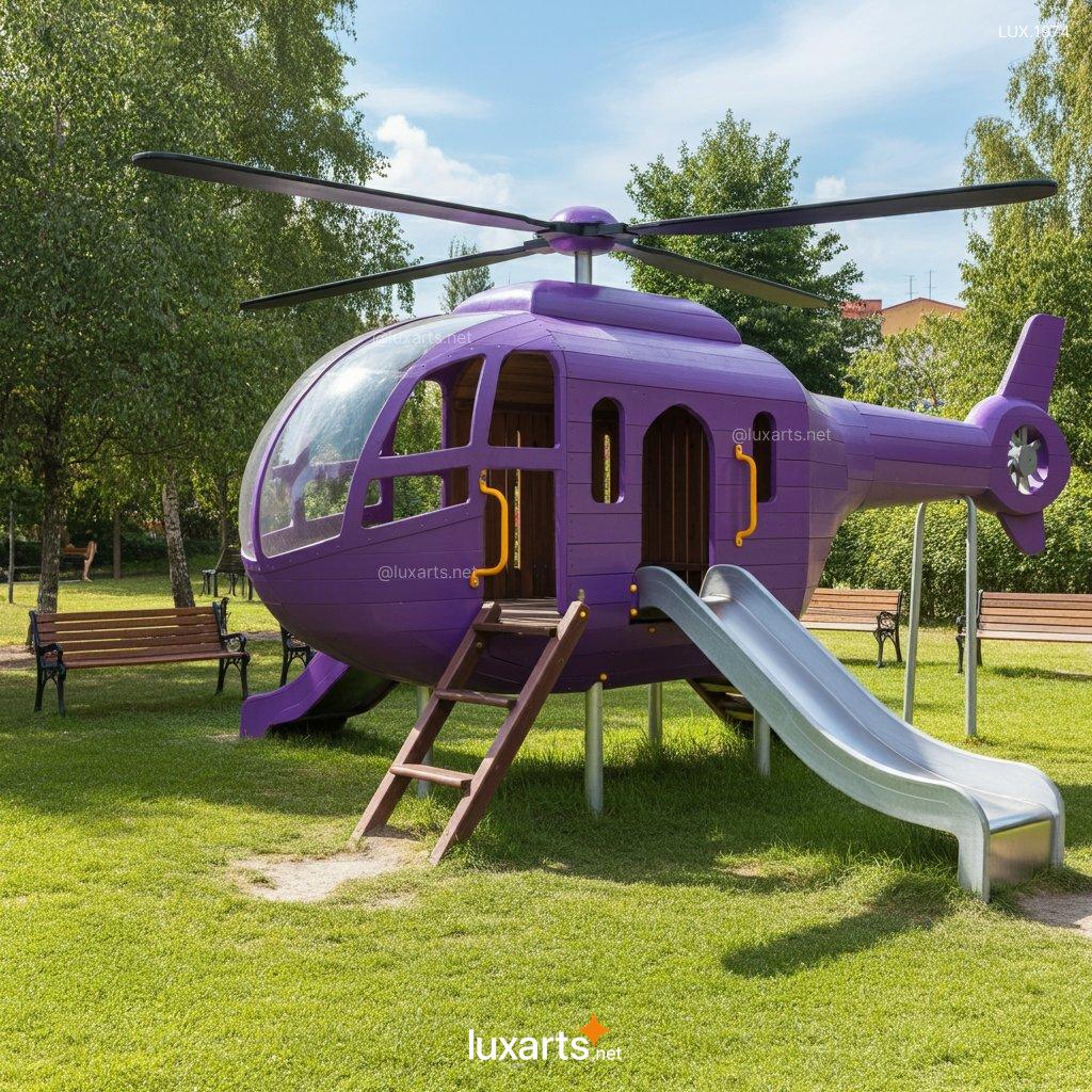 Creative Wooden Helicopter Playgrounds: Design Your Dream Playset wood helicopter playgrounds 10