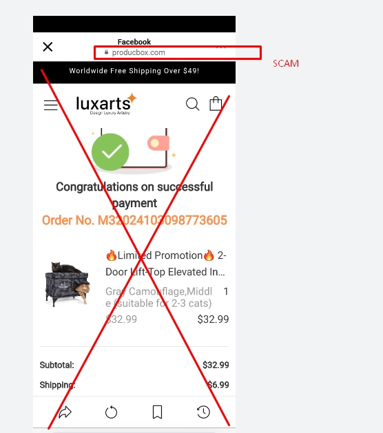 Warning: Beware of Fraudulent Websites Impersonating LUXARTS Screenshot 23