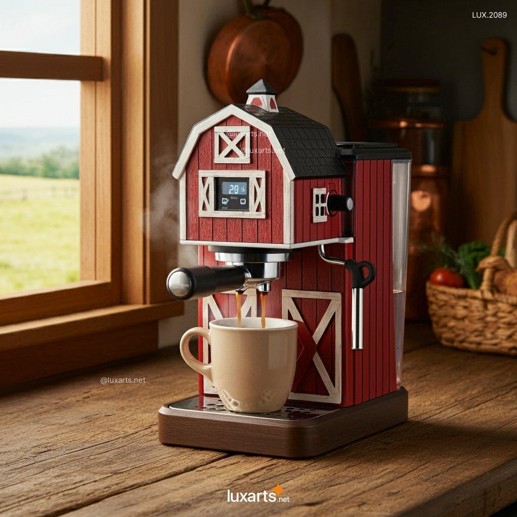 LUX.2089 Barn Inspired Coffee Makers | Bring Rustic Elegance to Your Kitchen with Farmhouse Style barn inspired coffee makers 1