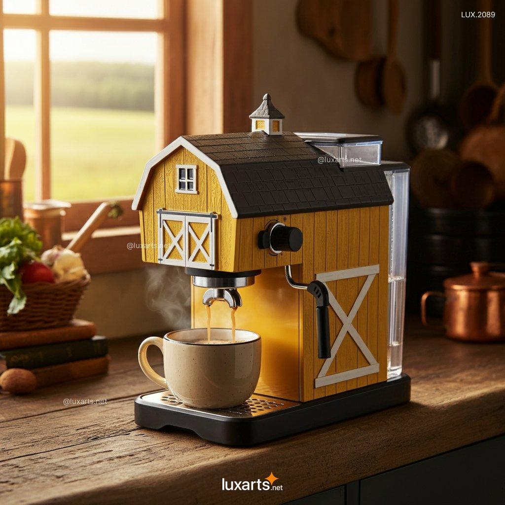 LUX.2089 Barn Inspired Coffee Makers | Bring Rustic Elegance to Your Kitchen with Farmhouse Style barn inspired coffee makers 2