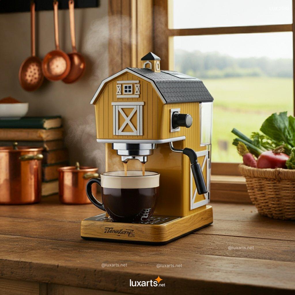 LUX.2089 Barn Inspired Coffee Makers | Bring Rustic Elegance to Your Kitchen with Farmhouse Style barn inspired coffee makers 3