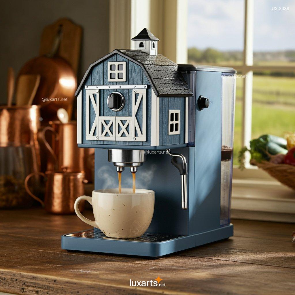 LUX.2089 Barn Inspired Coffee Makers | Bring Rustic Elegance to Your Kitchen with Farmhouse Style barn inspired coffee makers 4