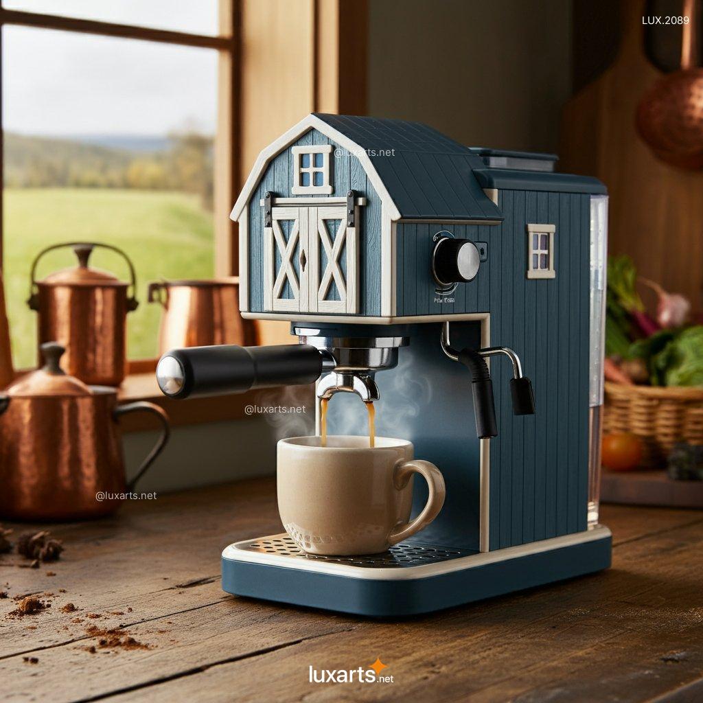 LUX.2089 Barn Inspired Coffee Makers | Bring Rustic Elegance to Your Kitchen with Farmhouse Style barn inspired coffee makers 5