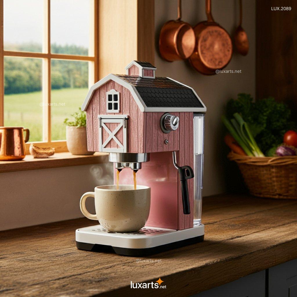 LUX.2089 Barn Inspired Coffee Makers | Bring Rustic Elegance to Your Kitchen with Farmhouse Style barn inspired coffee makers 6