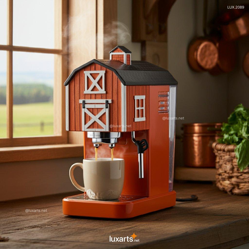 LUX.2089 Barn Inspired Coffee Makers | Bring Rustic Elegance to Your Kitchen with Farmhouse Style barn inspired coffee makers 7