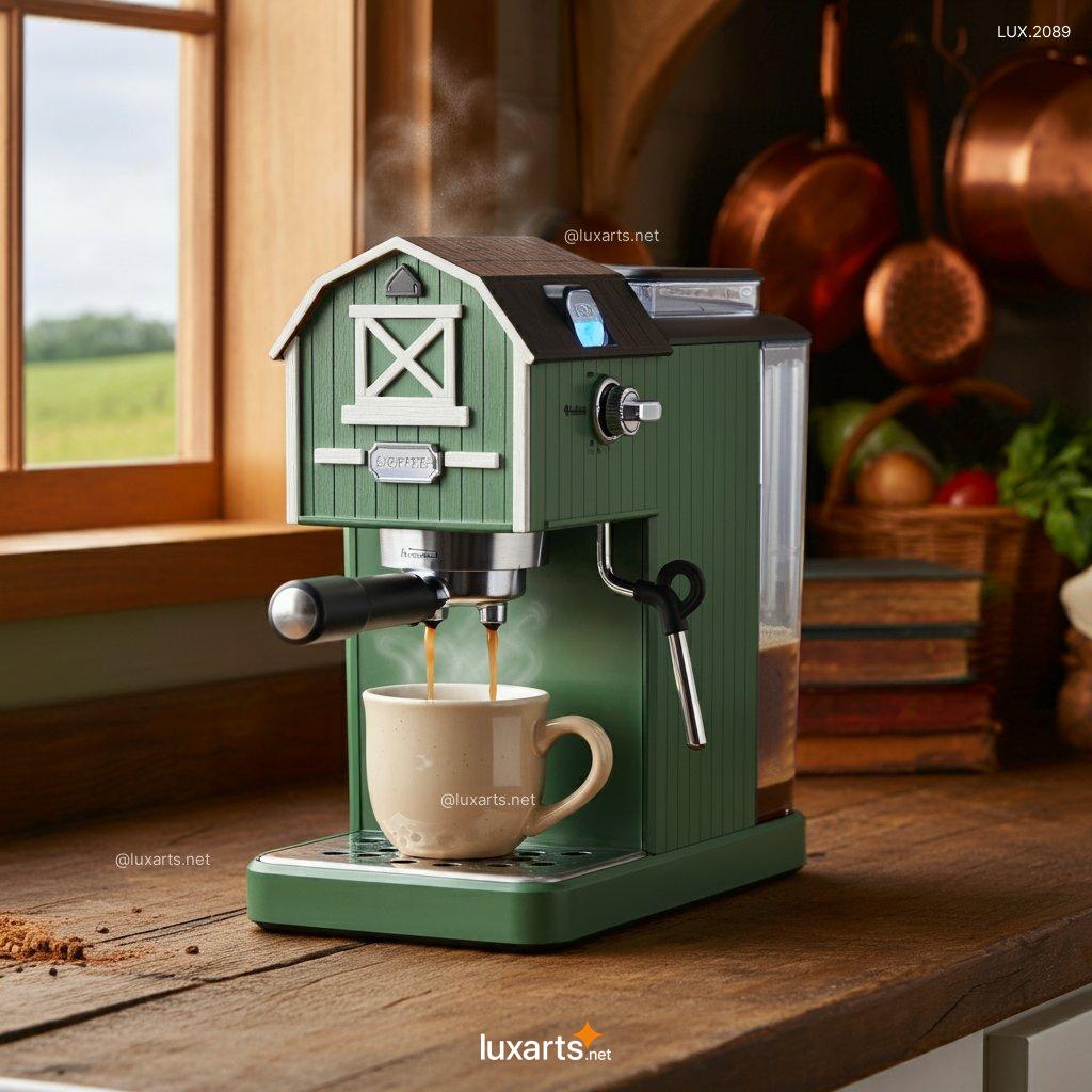 LUX.2089 Barn Inspired Coffee Makers | Bring Rustic Elegance to Your Kitchen with Farmhouse Style barn inspired coffee makers 8