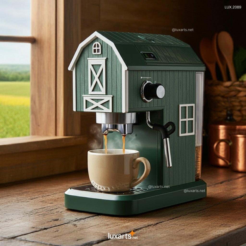 LUX.2089 Barn Inspired Coffee Makers | Bring Rustic Elegance to Your Kitchen with Farmhouse Style barn inspired coffee makers 9