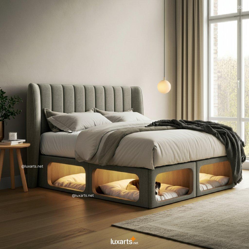 LUX.2204 Beds with Built-In Dog Bed Pods | Ultimate Comfort for You and Your Pet beds with built in dog bed pods 8