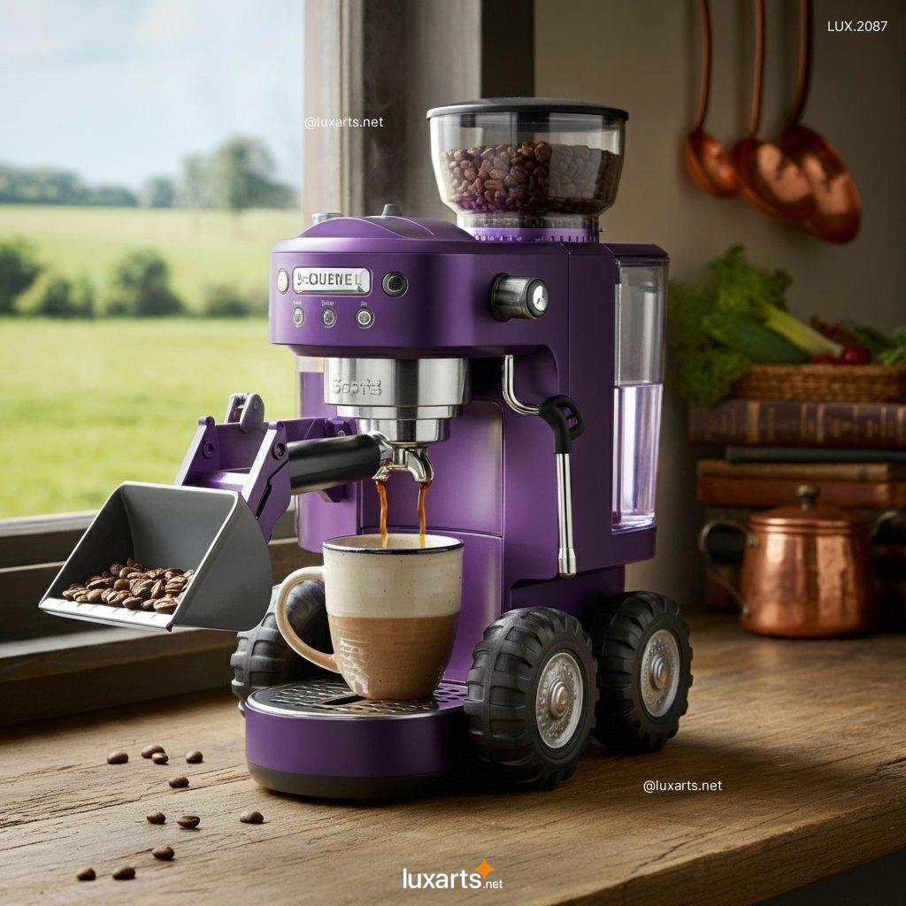 LUX.2087	Bulldozer Inspired Coffee Maker | Start Your Day with Heavy-Duty Style bulldozer inspired coffee maker 5