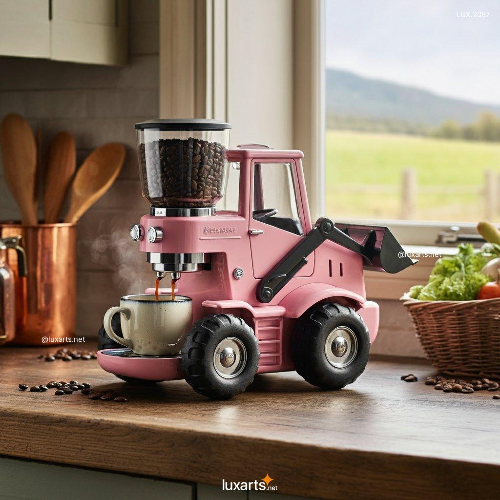 LUX.2087	Bulldozer Inspired Coffee Maker | Start Your Day with Heavy-Duty Style bulldozer inspired coffee maker 7