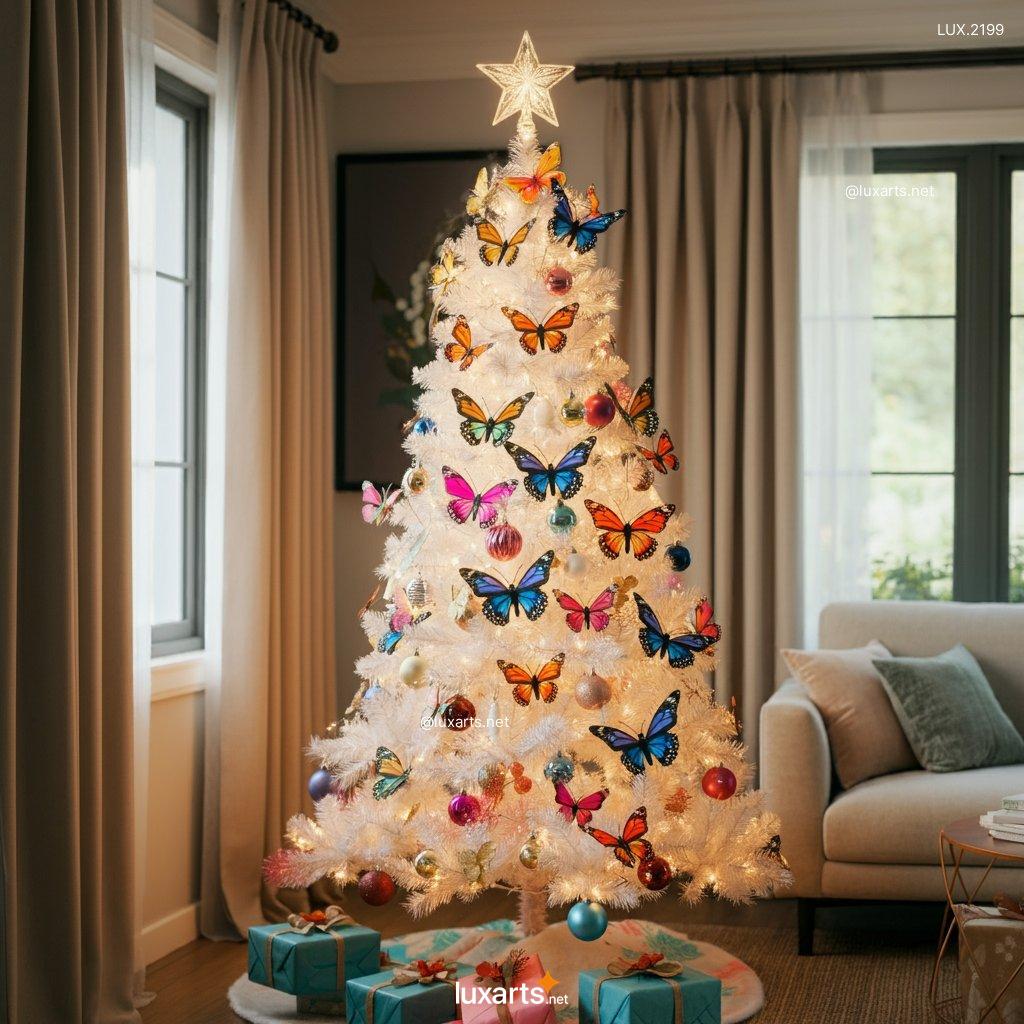 LUX.2199 Butterfly Themed Christmas Tree | Elegant Holiday Decor with a Whimsical Touch butterfly themed christmas tree 1