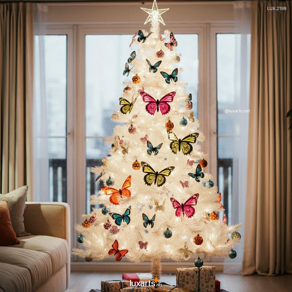 LUX.2199 Butterfly Themed Christmas Tree | Elegant Holiday Decor with a Whimsical Touch butterfly themed christmas tree 6