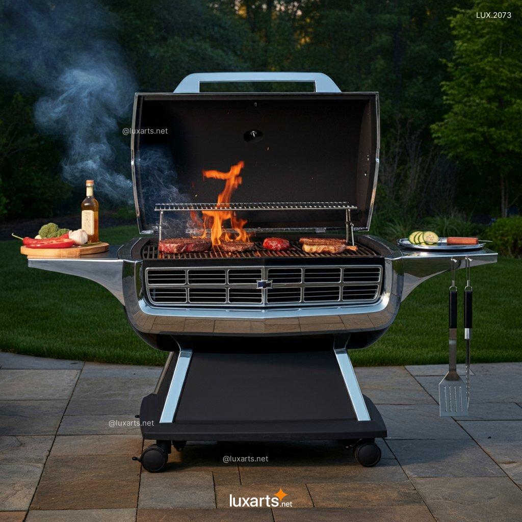 LUX.2073 Camaro Inspired BBQ Grill | Rev Up Your Barbecue with Muscle Car Style camaro inspired bbq grill 4