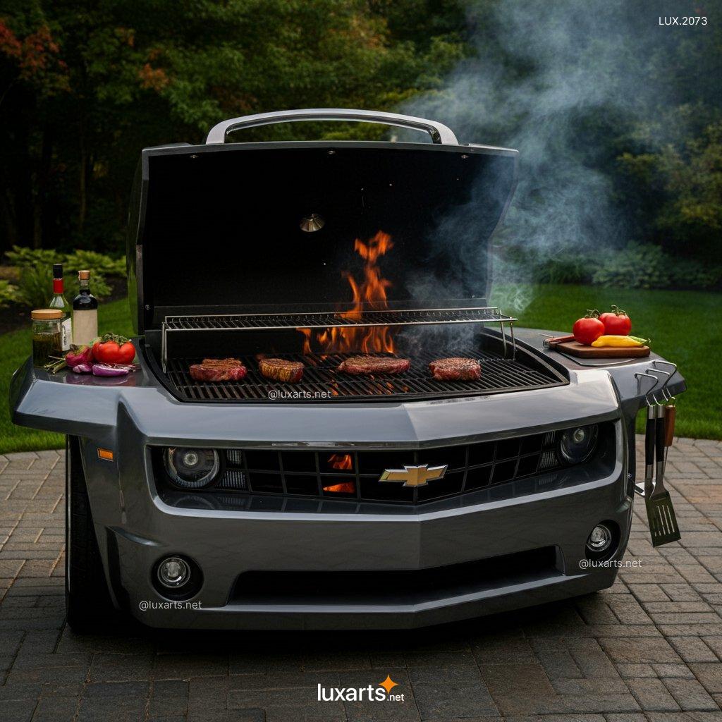 LUX.2073 Camaro Inspired BBQ Grill | Rev Up Your Barbecue with Muscle Car Style camaro inspired bbq grill 5