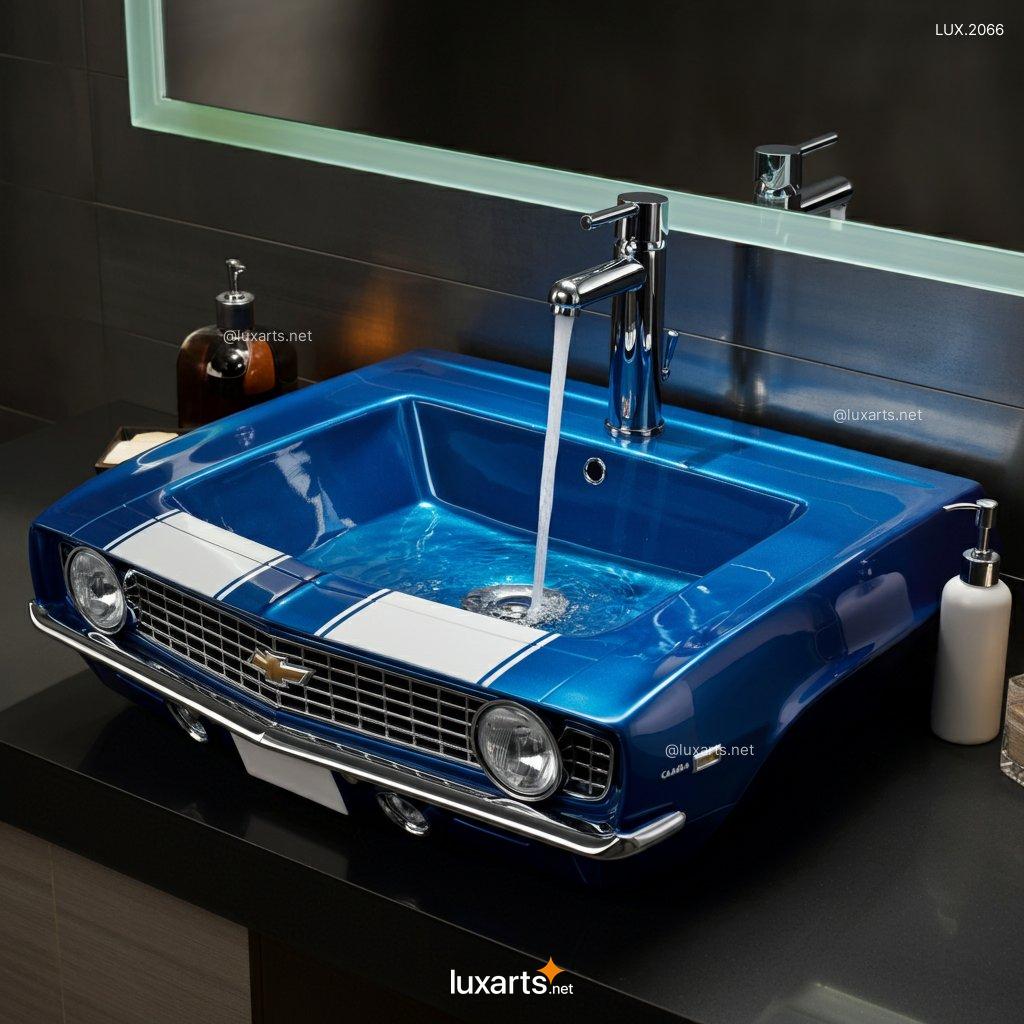 LUX.2066 Camaro Inspired Sink | Iconic Muscle Car Style for Your Bathroom or Kitchen camaro inspired sink 4