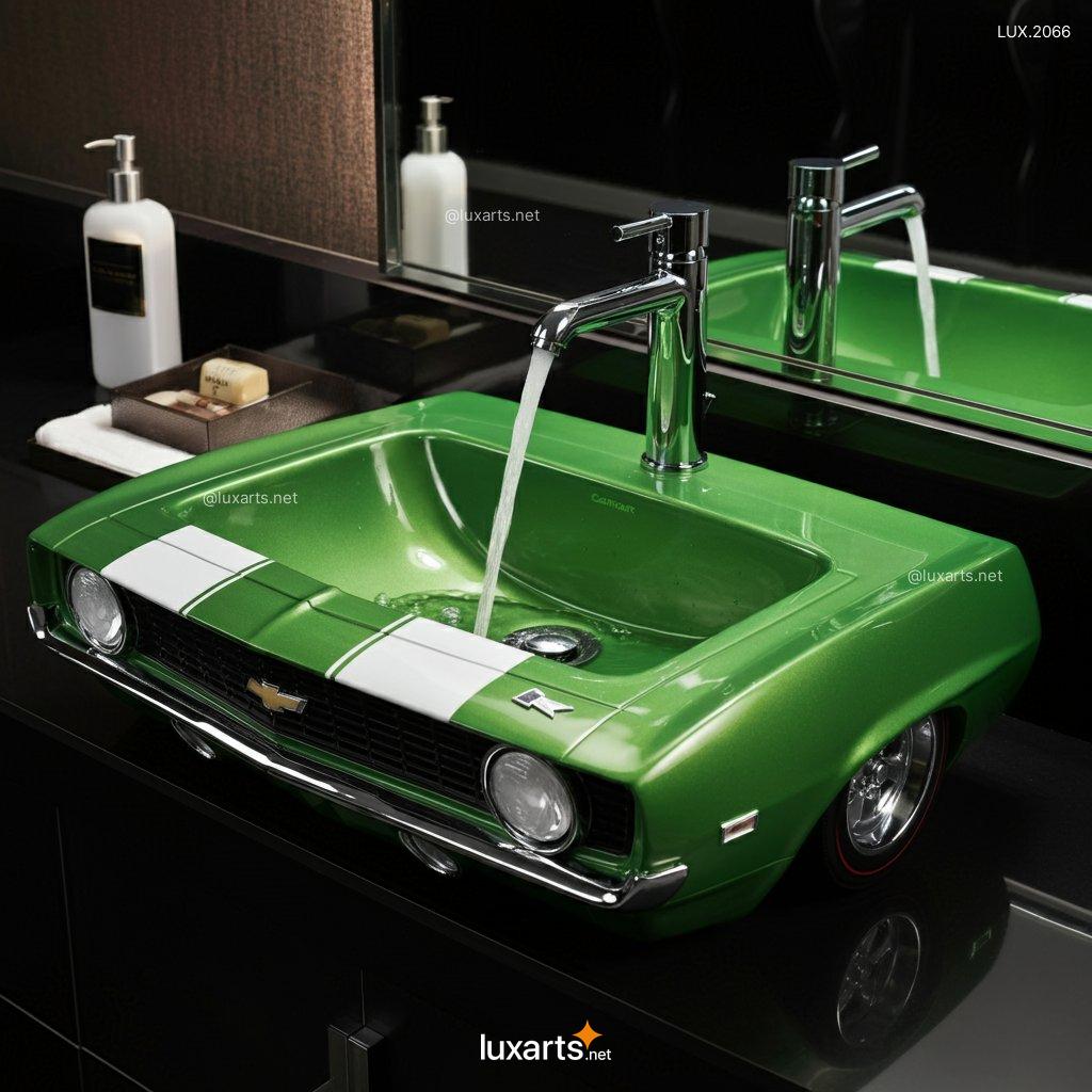 LUX.2066 Camaro Inspired Sink | Iconic Muscle Car Style for Your Bathroom or Kitchen camaro inspired sink 8