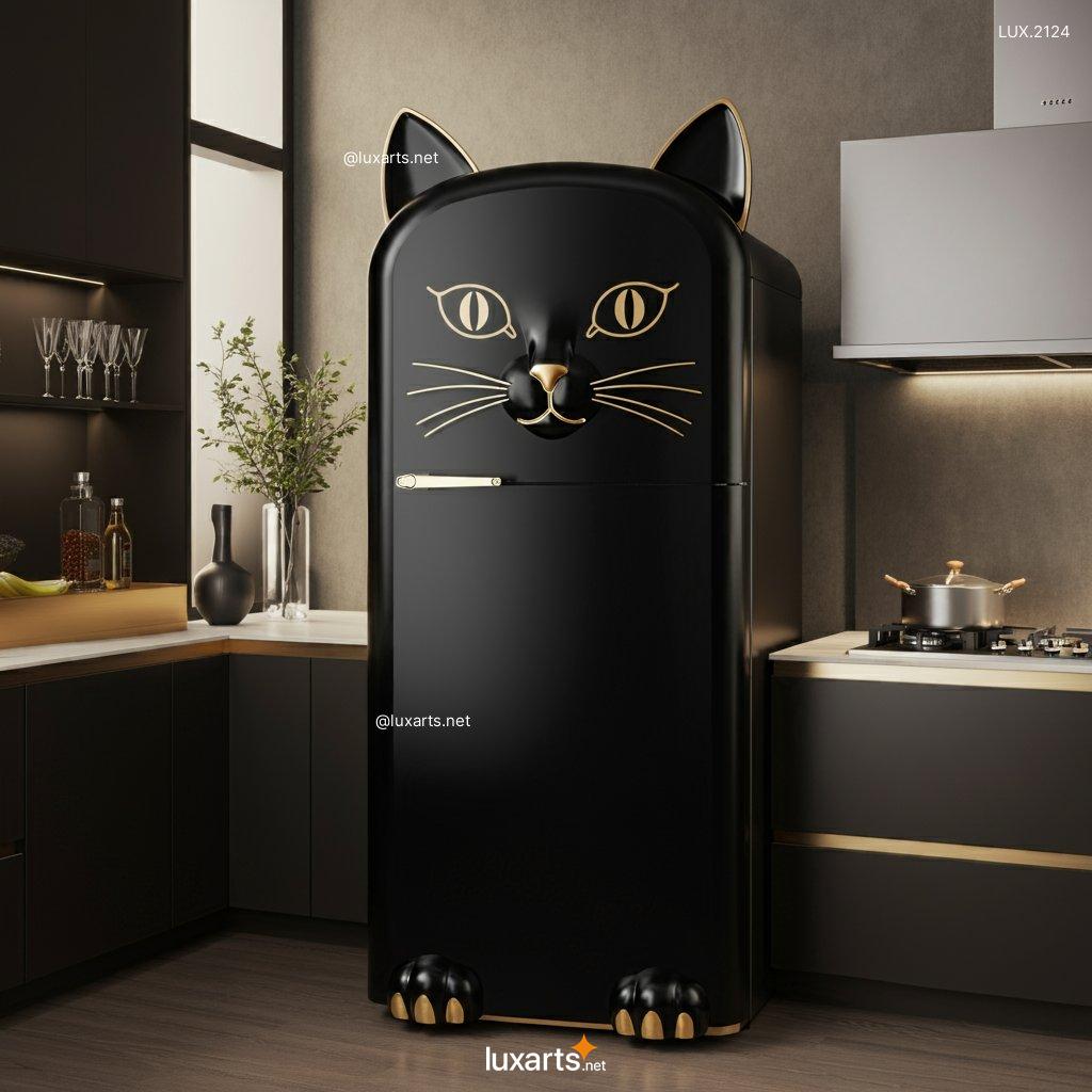 LUX.2124	Cat-Shaped Refrigerator: Creative & Unique Kitchen Appliances for Cat Lovers cat shaped refrigerator 2