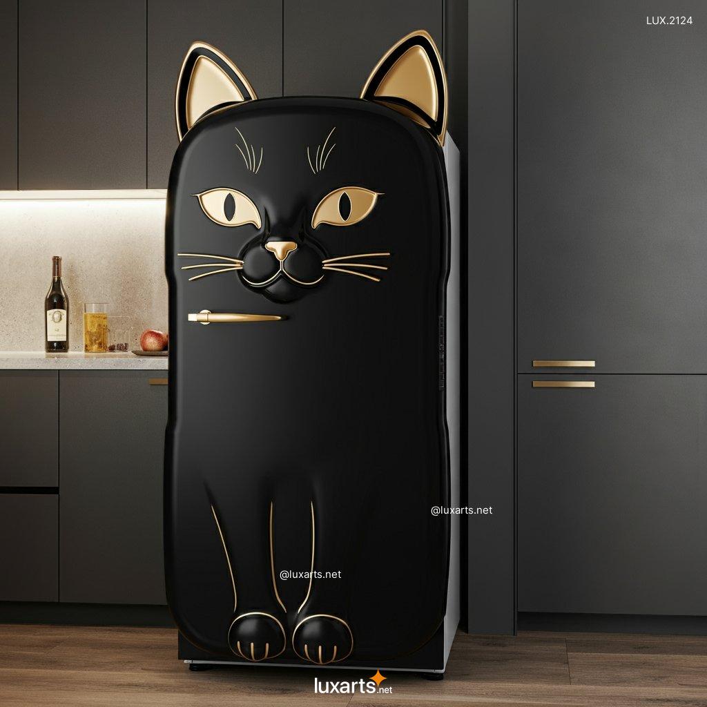 LUX.2124	Cat-Shaped Refrigerator: Creative & Unique Kitchen Appliances for Cat Lovers cat shaped refrigerator 3