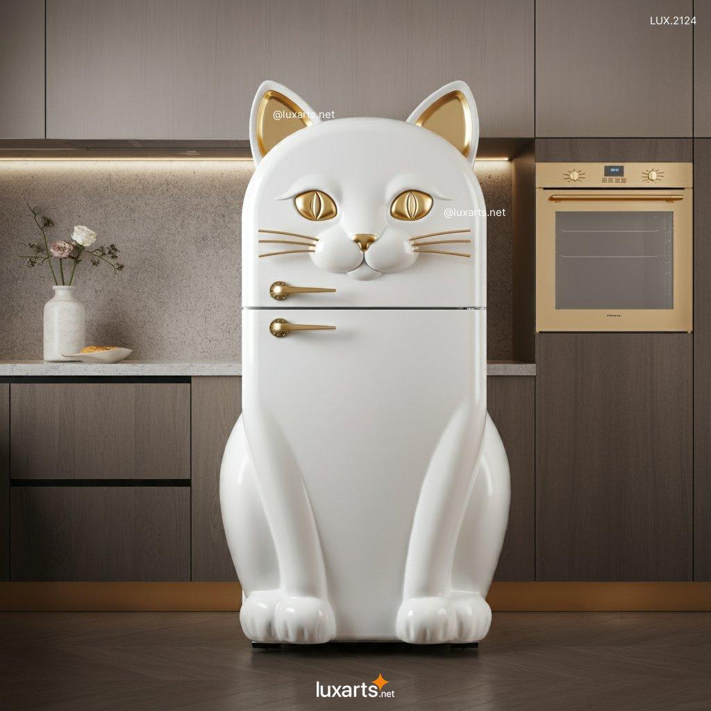 LUX.2124	Cat-Shaped Refrigerator: Creative & Unique Kitchen Appliances for Cat Lovers cat shaped refrigerator 5