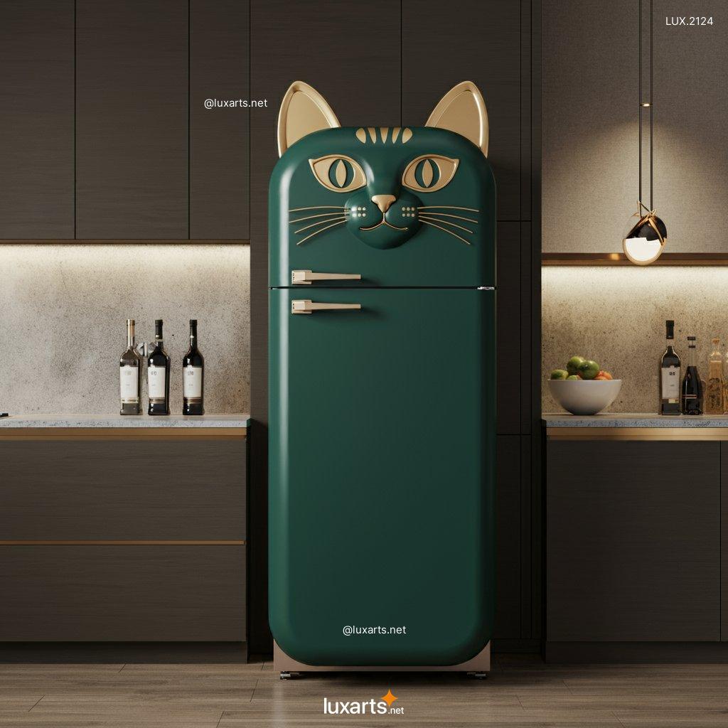 LUX.2124	Cat-Shaped Refrigerator: Creative & Unique Kitchen Appliances for Cat Lovers cat shaped refrigerator 8