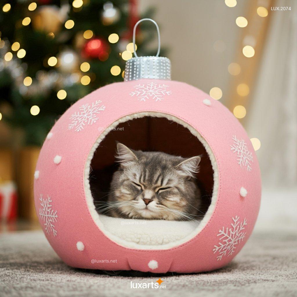 Christmas Bauble Cat Beds | Festive, Cozy Beds for Your Furry Friend ...