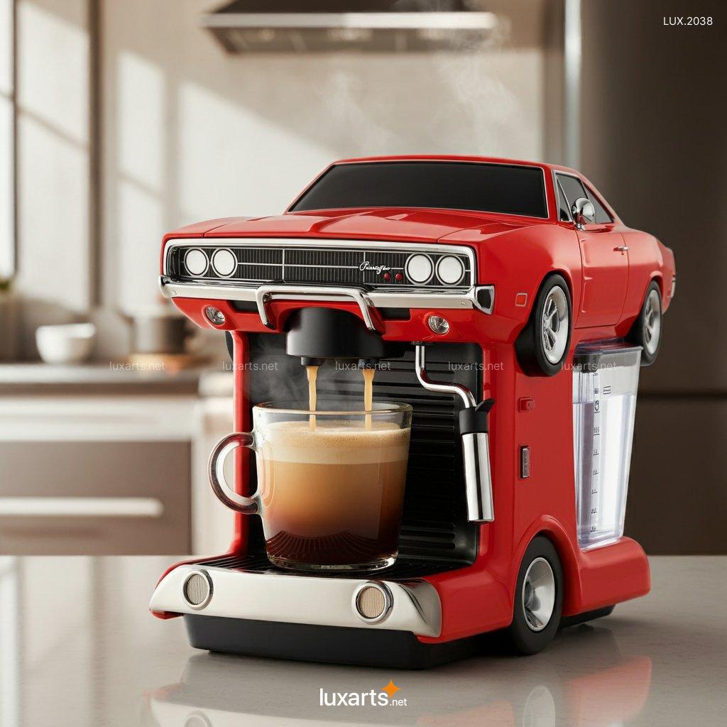 LUX.2038 Dodge Charger Inspired Coffee Maker | Start Your Day with Muscle Car Style dodge charge inspired coffee maker 1