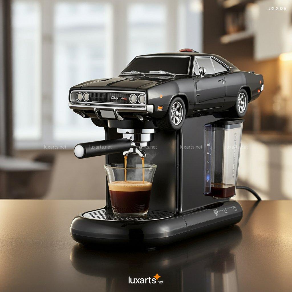 LUX.2038 Dodge Charger Inspired Coffee Maker | Start Your Day with Muscle Car Style dodge charge inspired coffee maker 3