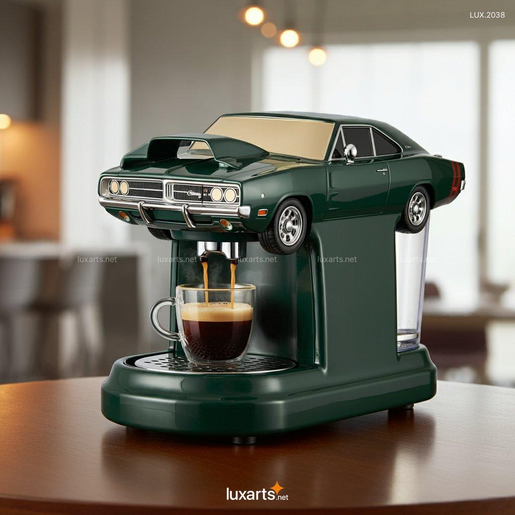 LUX.2038 Dodge Charger Inspired Coffee Maker | Start Your Day with Muscle Car Style dodge charge inspired coffee maker 5