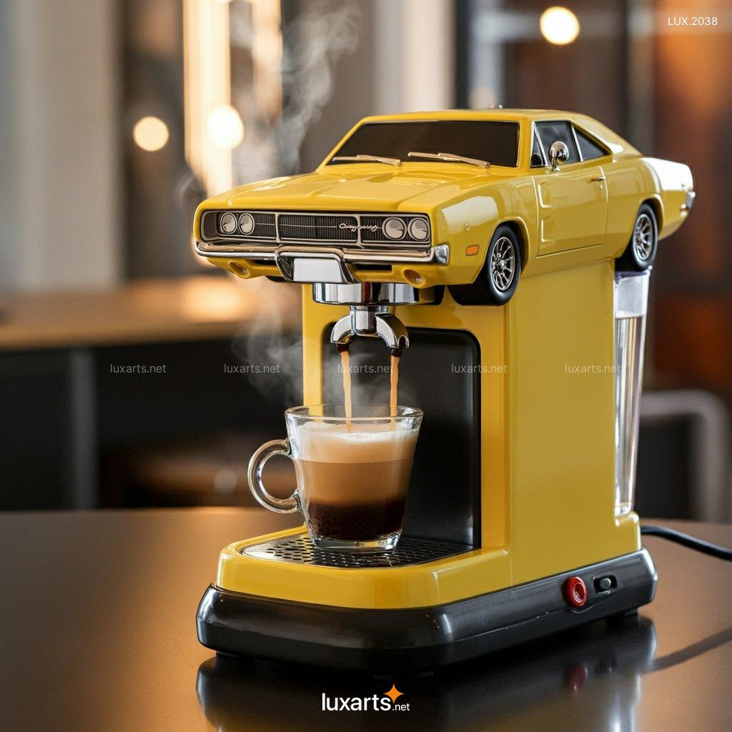 LUX.2038 Dodge Charger Inspired Coffee Maker | Start Your Day with Muscle Car Style dodge charge inspired coffee maker 7