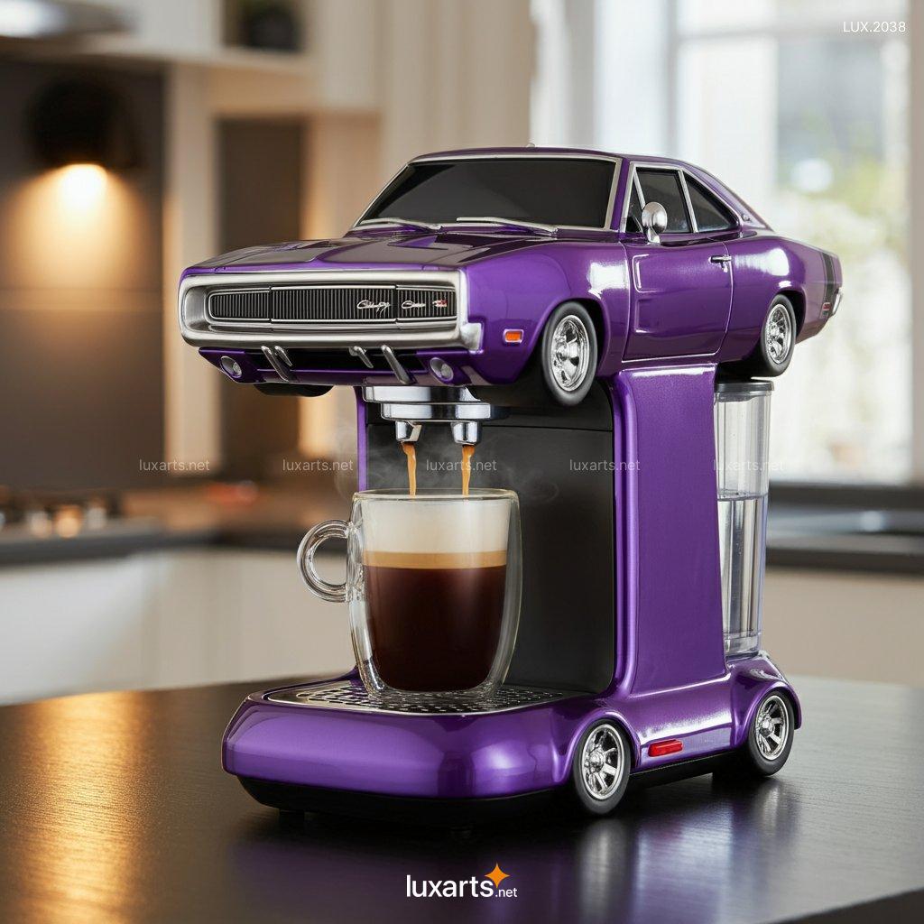 LUX.2038 Dodge Charger Inspired Coffee Maker | Start Your Day with Muscle Car Style dodge charge inspired coffee maker 9