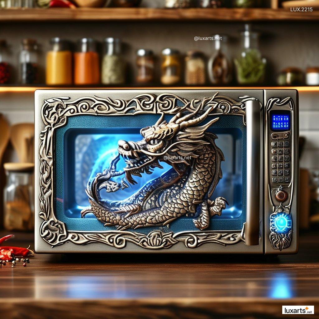 LUX.2215 Dragon Shaped Microwave | Mythical Design Meets Modern Convenience dragon shaped microwave 1