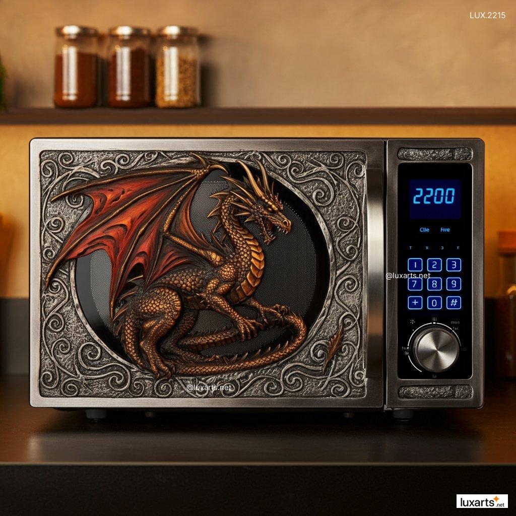 LUX.2215 Dragon Shaped Microwave | Mythical Design Meets Modern Convenience dragon shaped microwave 5