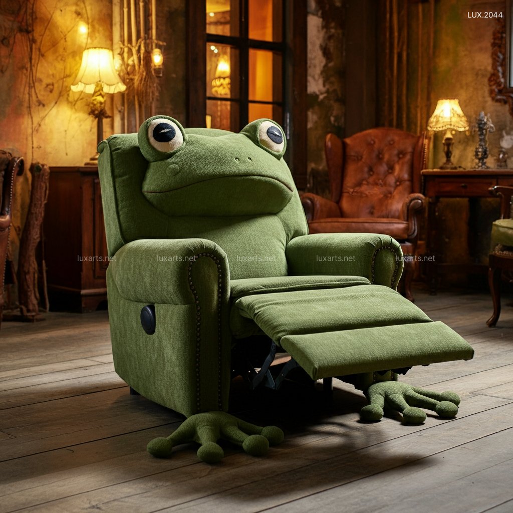 Frog Shaped Recliner | Fun, Nature-Inspired Seating for Ultimate Relaxation frog shaped recliner 6