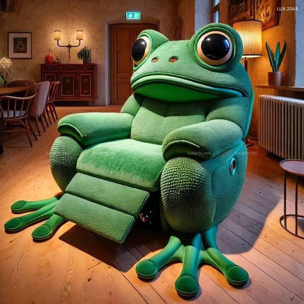 Frog Shaped Recliner | Fun, Nature-Inspired Seating for Ultimate Relaxation frog shaped recliner 8