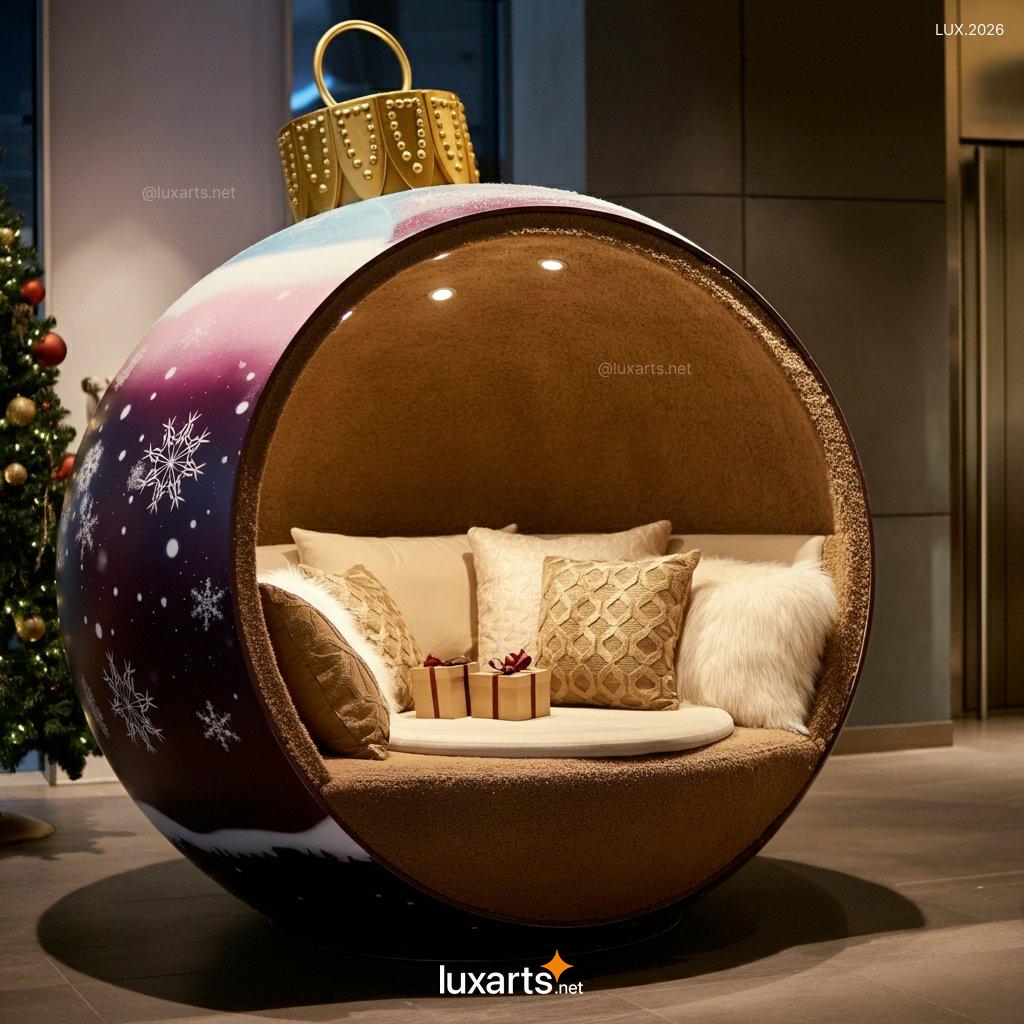 LUX.2026	Giant Bauble Lounger | Festive, Creative Comfort for Holiday Relaxation giant bauble lounger 10