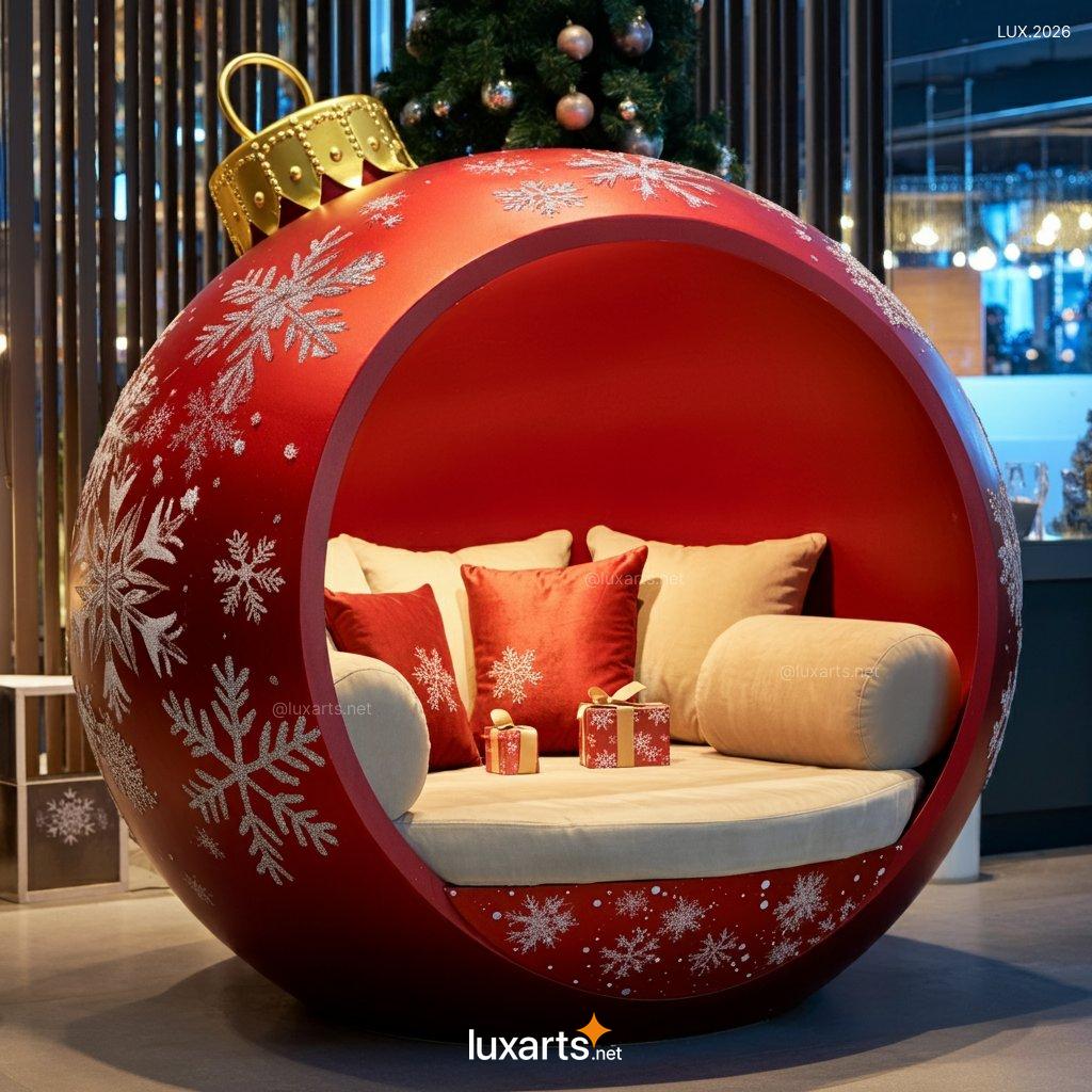 LUX.2026	Giant Bauble Lounger | Festive, Creative Comfort for Holiday Relaxation giant bauble lounger 2