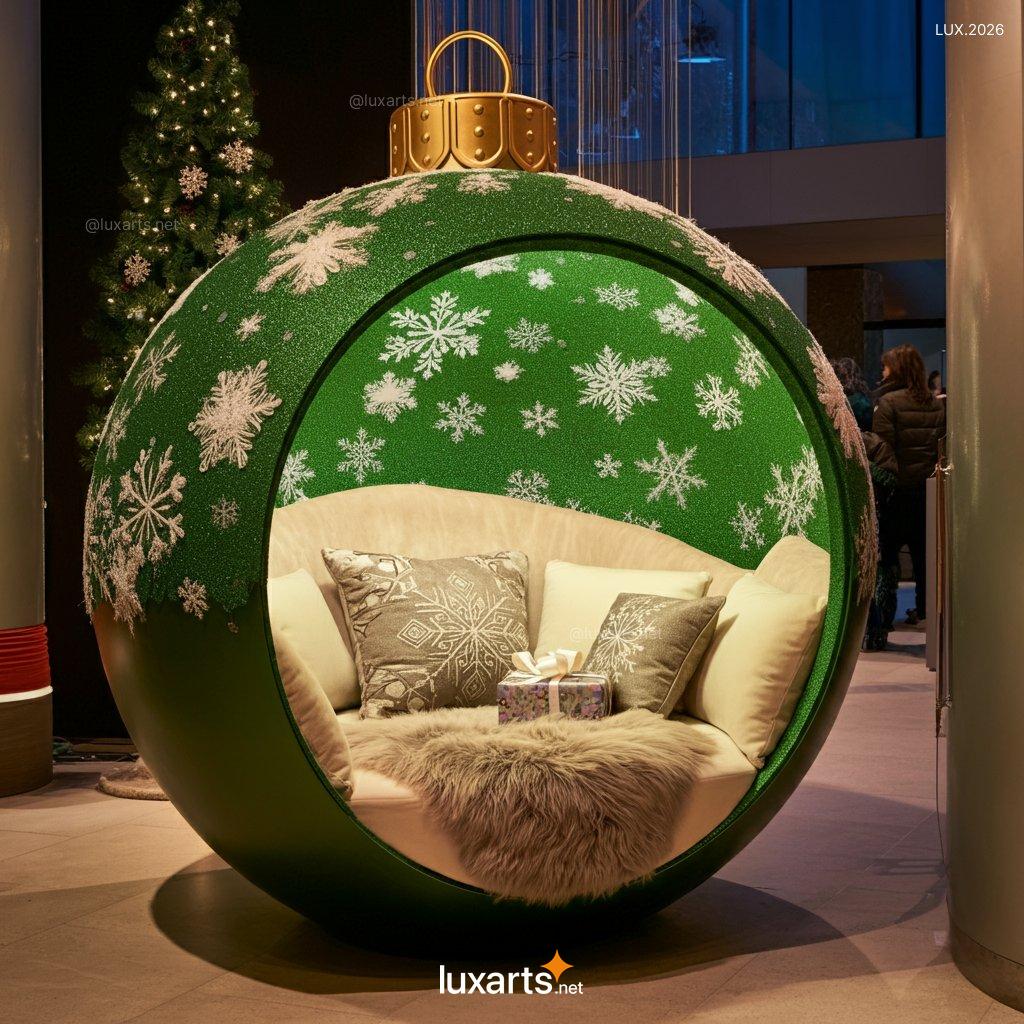 LUX.2026	Giant Bauble Lounger | Festive, Creative Comfort for Holiday Relaxation giant bauble lounger 3