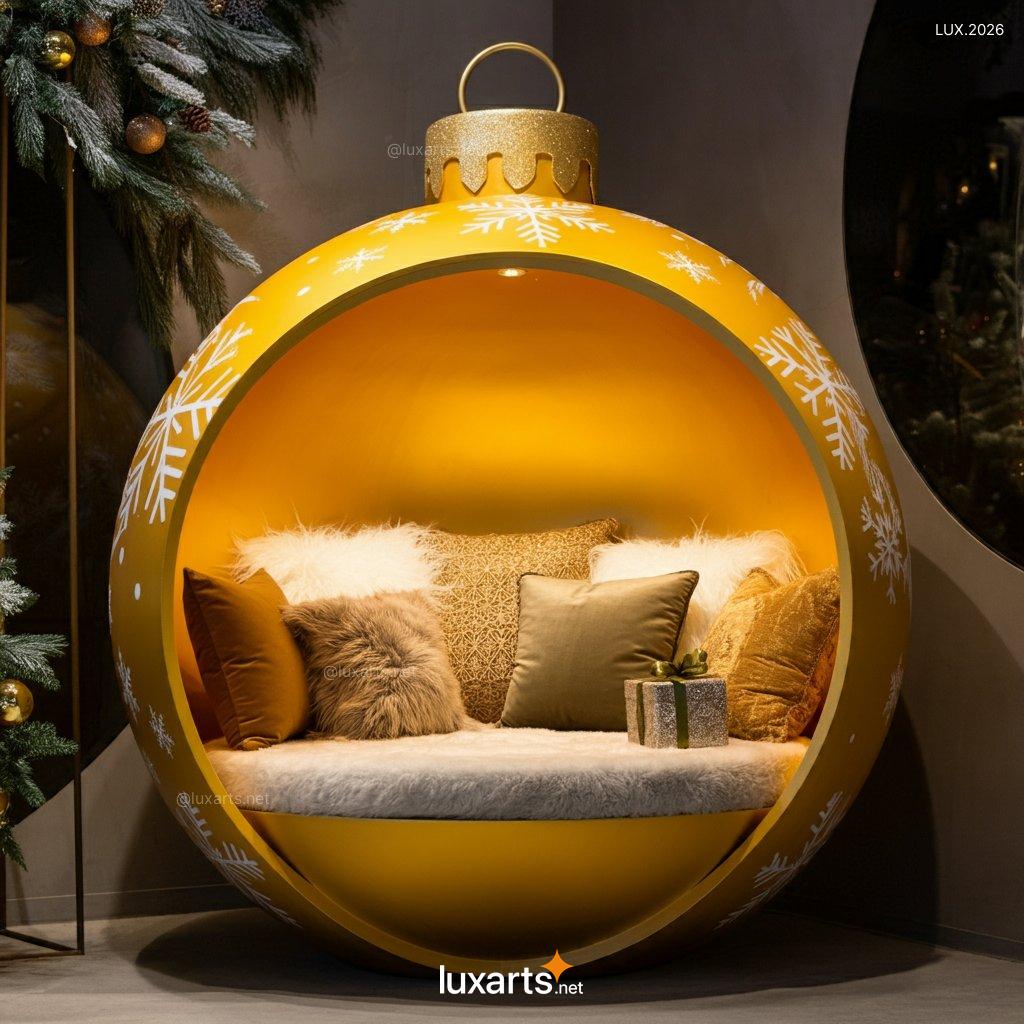 LUX.2026	Giant Bauble Lounger | Festive, Creative Comfort for Holiday Relaxation giant bauble lounger 4