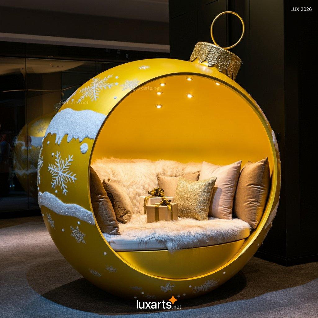 LUX.2026	Giant Bauble Lounger | Festive, Creative Comfort for Holiday Relaxation giant bauble lounger 5