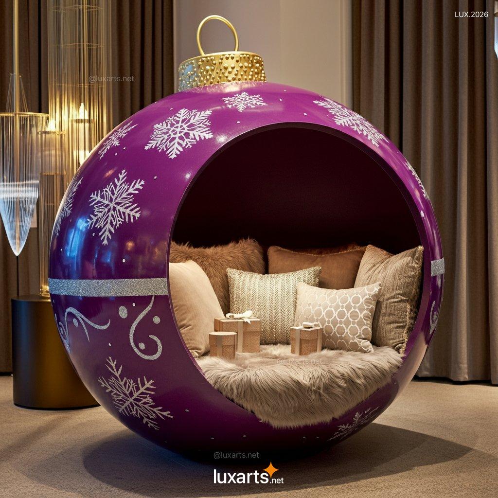 LUX.2026	Giant Bauble Lounger | Festive, Creative Comfort for Holiday Relaxation giant bauble lounger 7