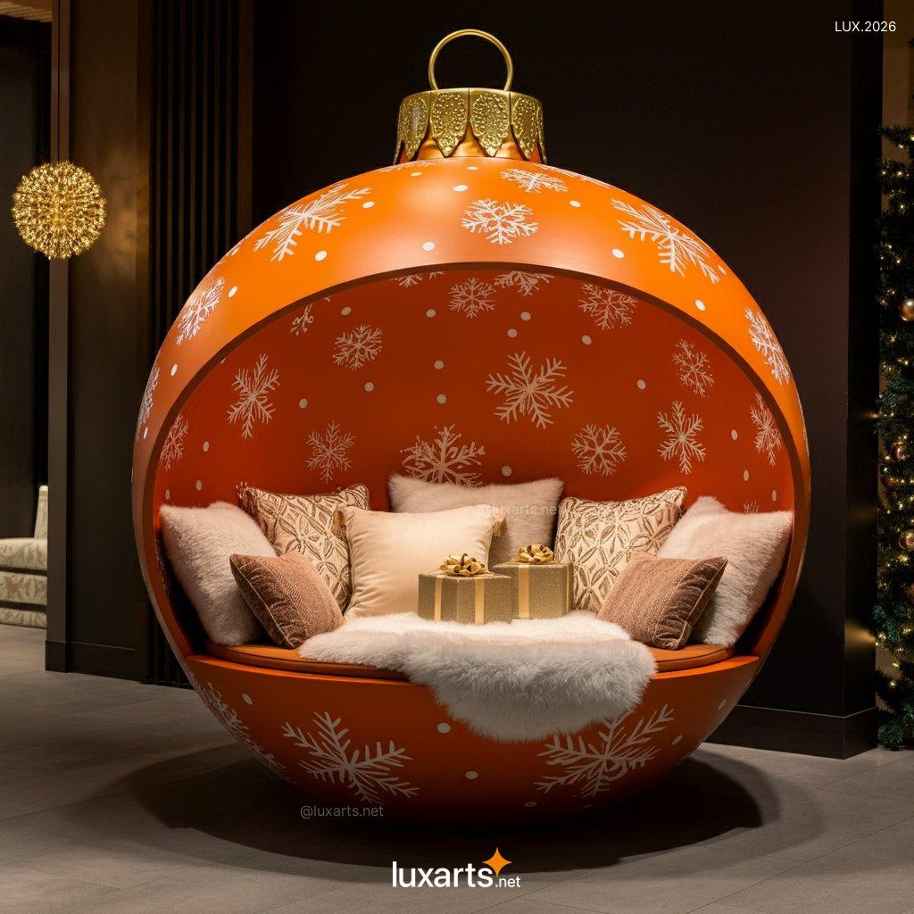 LUX.2026	Giant Bauble Lounger | Festive, Creative Comfort for Holiday Relaxation giant bauble lounger 8