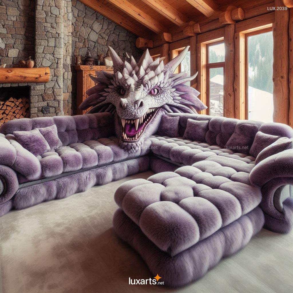 LUX.2039 Giant Dragon Sectional Sofa | Bold, Mythical Design for Legendary Lounging giant dragon sectional sofa 11