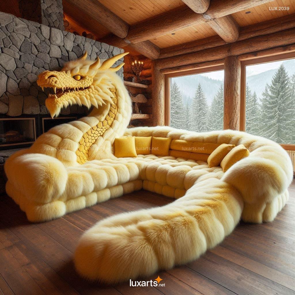 LUX.2039 Giant Dragon Sectional Sofa | Bold, Mythical Design for Legendary Lounging giant dragon sectional sofa 3