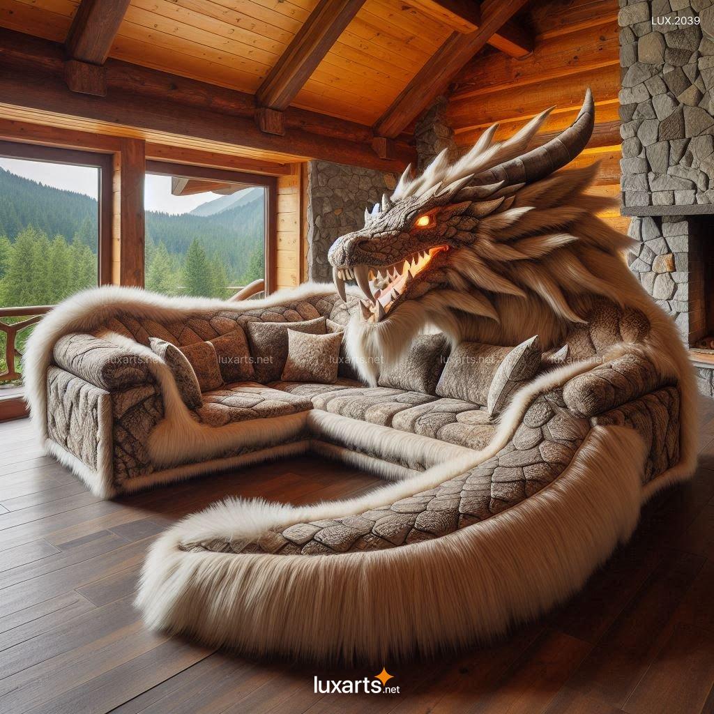 LUX.2039 Giant Dragon Sectional Sofa | Bold, Mythical Design for Legendary Lounging giant dragon sectional sofa 4