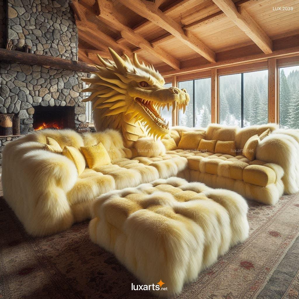 LUX.2039 Giant Dragon Sectional Sofa | Bold, Mythical Design for Legendary Lounging giant dragon sectional sofa 8